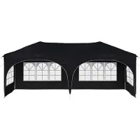 vidaXL Tente de réception pliable 575 x 288 x 245 cm, anthracite, tissu Oxford