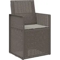 vidaXL Chaises de salle à manger de jardin, lot de 2, gris clair, PP