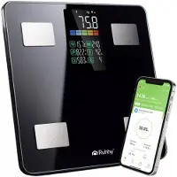 Ruhhy 20675 Pèse-personne analytique 226 kg, IMC, noir