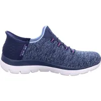 SKECHERS Slip on 'Slip-Ins Summits - Dazzling Haze' bleu foncé