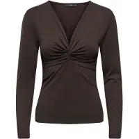 ONLY T-shirt 'ONLLONE' chocolat