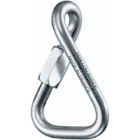 BEAL Maillon Delta Twist Snap Hook Argenté 9 mm