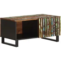 vidaXL Table basse 80x51x40 cm en bois massif d'acacia