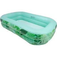 Swim Essentials Piscine gonflable Vert tropical - 211 x 132 x 114 cm