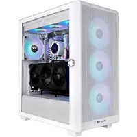 Thermaltake S Series S250 TG ARGB Snow - Mid tower - E-ATX - Seitenteil mit Fenster (gehärtetes Glas) - keine Spannungsversorgung (ATX) - weiß - USB/Audio