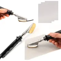Rosfix Kit de Soudage Plastique avec 3 Grilles en Acier Inoxydable 20 x 15 cm – Lissage, Réparation et Soudage de Pièces Plastiques