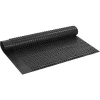 vidaXL Bande de drainage alvéolée, noire, 1 x 20 m, HDPE