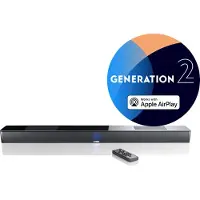 Canton VG! Soundbar 2.1.2 Multiroom 300W Bassrefl. BT int.Subw. sw SMART SOUNDBAR 10 SCHWARZ