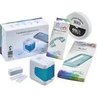 Colop 165443 imprimante mobile e-mark go kit de démarrage, blanc