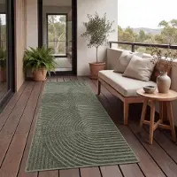 Paco Home Tapis d'extérieur Résistant aux intempéries Balcon Salon Scandinave Boho Unicolore Taille 60x100 cm