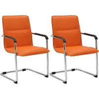 CLP lot de 2 chaises visiteurs Seattle