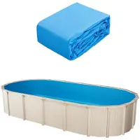 Vevor Revêtement de Piscine Ovale