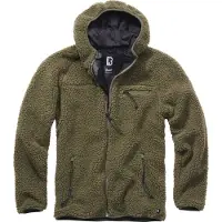 Brandit Veste en polaire vert