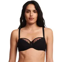 Chantelle EasyFeel - Floral Touch - Bedekkende beugelbh - Zwart - C 85, Noir, (Une unité par pack, 85 C)