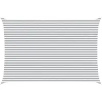 vidaXL Voile D'ombre Gris Clair Et Blanc 6 X 4 M