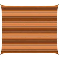 vidaXL Voile D'ombre Orange Et Marron 7 X 6 M 100 % Polyester Oxford