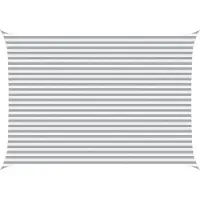 vidaXL Voile D'ombre Gris Clair Et Blanc 5 × 3,5 M