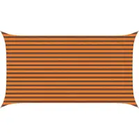vidaXL Voile D'ombre Orange Et Marron 4,5 X 2,5 M