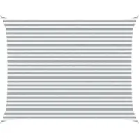 vidaXL Voile D'ombre Gris Clair Et Blanc 4,5 X 3,5 M