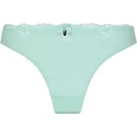 Hunkemoller String 'Marine' menthe