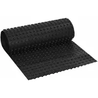 vidaXL Bâche de drainage alvéolée noire 0,5 x 20 m en PEHD