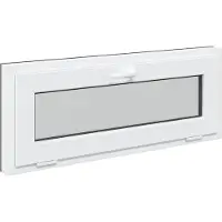 vidaXL Fenêtre de cave RISOR 100 x 40 cm PVC et verre, anthracite