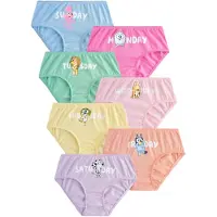 Next Sous-vêtements 'Bluey Days of The Week' bleu / jaune / vert / violet / orange / rose