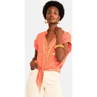 Love & roses Chemisier jaune / orange