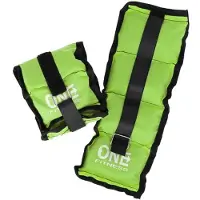 One Fitness Poids pour poignets et chevilles WW02 2 x 1,5 kg vert