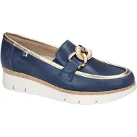 Dorking Mocassins INDIA femmes - Bleu - 40