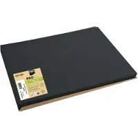 PROnappe Set de table jetable, 400 x 300 mm, noir (40 x 30 cm)