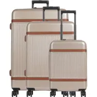 The Chesterfield Brand trolley Zuna Trolley-Set S / M / L Champagne taupe 55cm
