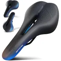 Nextcover Selle de vélo -MountainBike avec mousse à mémoire 3.0 - L'original - ergonomique - pour femmes ou hommes - noir