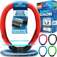 Nextcover Digit Lock Cadenas pour vélo - L'original - [SAFESECURE] Haute sécurité - Cadenas pour vélo avec code à 5 chiffres, cadenas pour vélo en acier - Cadenas pour vélo parfait pour e-bike -