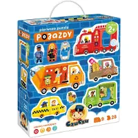 Czuczu First Puzzle Vehicles, puzzle pour enfants, à partir de 2 ans, 28 éléments
