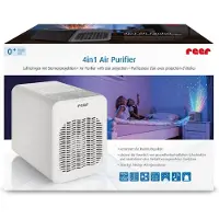 Reer Purificateur d'air avec projection d'étoiles, veilleuse et musique,
