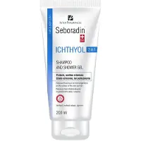 Seboradin Ichthyol gel de douche et shampoing 2 en 1 pour peaux irritées 200 ml