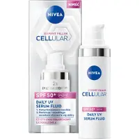 Beiersdorf Nivea Cellular Expert Filler Daily UV Serum Fluid, sérum pour corriger les signes du vieillissement cutané, SPF 50+, 30 ml