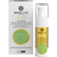 BasicLab Esteticus, émulsion sérum antioxydant avec vitamine C 10%, revitalisation et nutrition, 30 ml