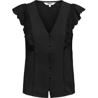ONLY Chemisier 'ONLMETTE' noir