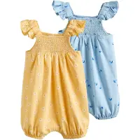 Next Barboteuse / body bleu / bleu clair / citron / blanc