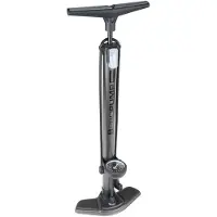 BRN Pro P2 High Gauge Floor Pump Argenté 90 Psi