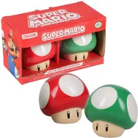 Paladone Mushroom Super Mario Salt And Pepper Shaker Rouge