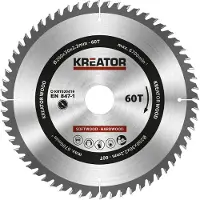 Kreator Lame de scie circulaire 200 x 30 x 2,2 mm pour le bois, bagues de réduction incluses