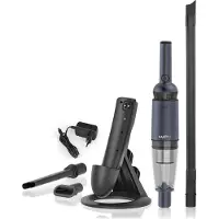 MAXXMEE Set élégant d'aspirateurs à main et à poussière pour la maison, la voiture et le camping-car, sans fil Chaque coin est propre Moteur BLDC puissant Filtre EPA intégré Batterie