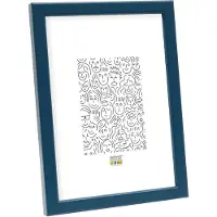 Deknudt Frames Deknudt S41JL6 Cadre en bois bleu 21x29,7 cm Cadre photo élégant