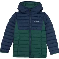 Columbia Jacket 2090023375 in Rain Forest, Collegiate Navy color size large