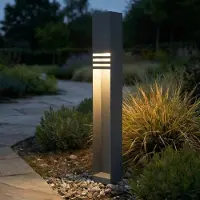 LUCANDE Luminaires d'extérieur , Oxido, Noir, Terrasse, Acier inoxydable, Moderne