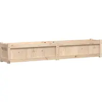 vidaXL Jardinière 180x31x31 cm bois de pin massif