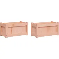 vidaXL Jardinières 2 pcs bois massif douglas